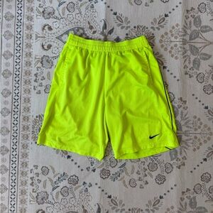 Nike Bright Lime Athletic Shorts Men’s Medium